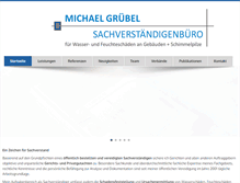 Tablet Screenshot of gruebel-sv.de